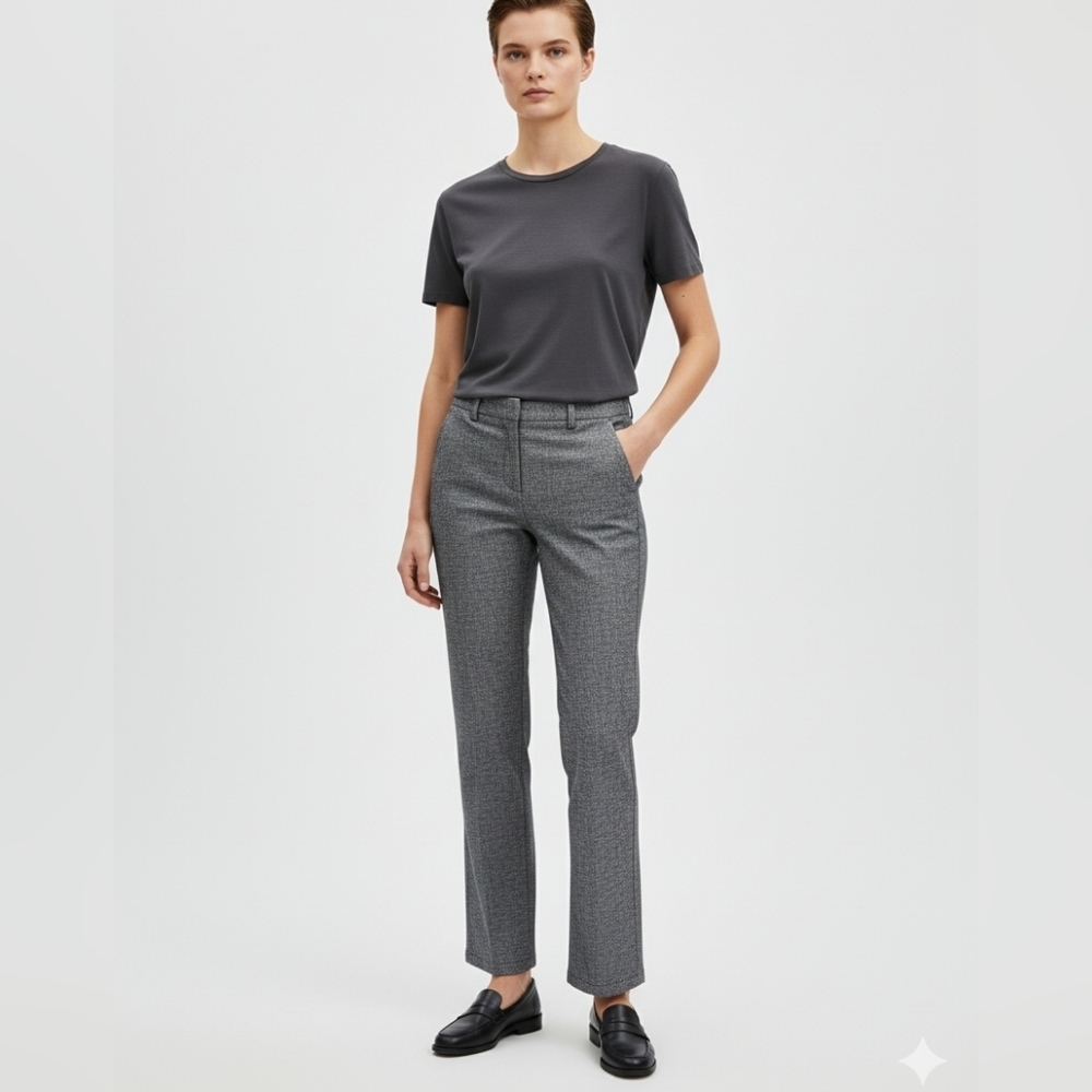 RARE Peachoo + Krejberg Linen Blend Gray Gender Neutral Pants size EUR 40